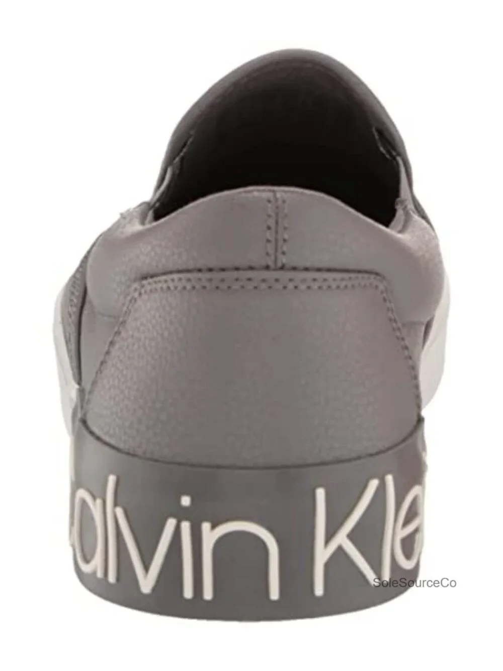 Men's Fashion Sneakers Faux Leather Padded Footbed Slip-On